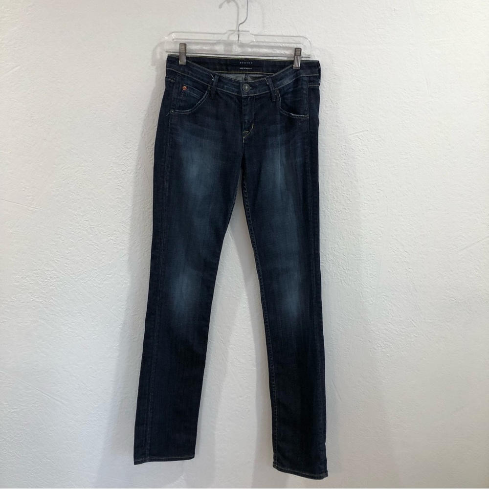 Hudson Signature Flap Womens Straight Jean